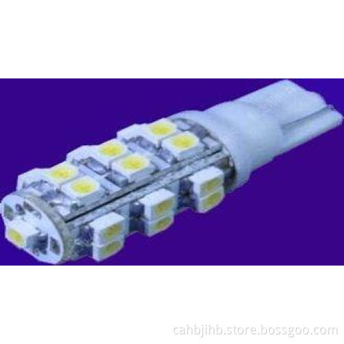 T10 - 25SMD - 3528, LED Headlight Bulbs for DC 12 volts onl